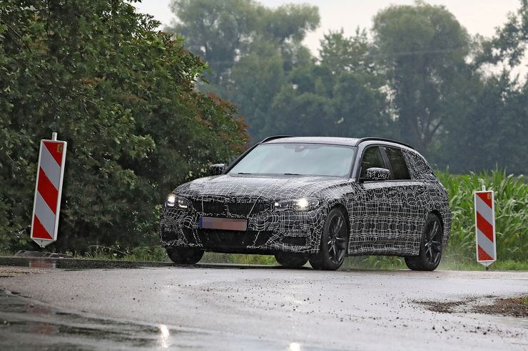 新型BMW3シリーズツーリングワゴンG21のスパイショット