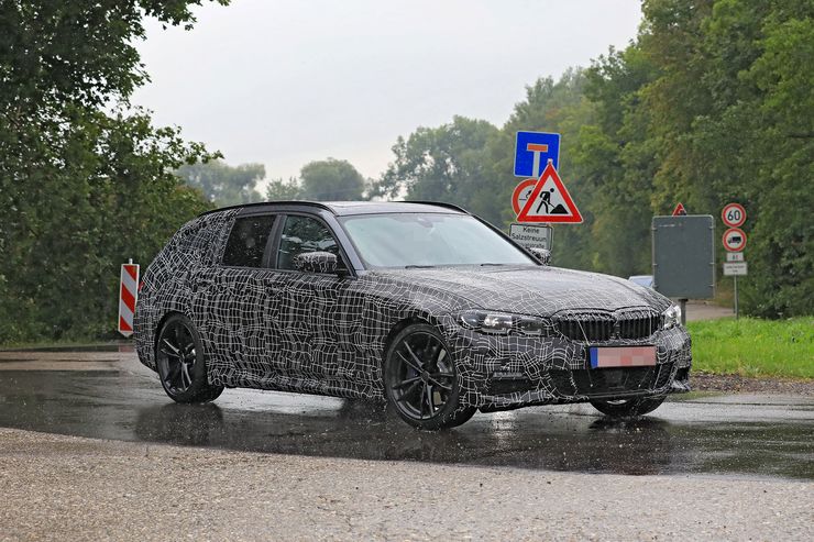 新型BMW3シリーズツーリングワゴンG21のスパイショット