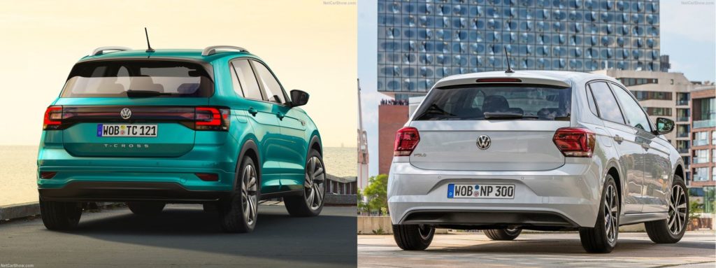 VW新型T-Cross（Tクロス）とポロ